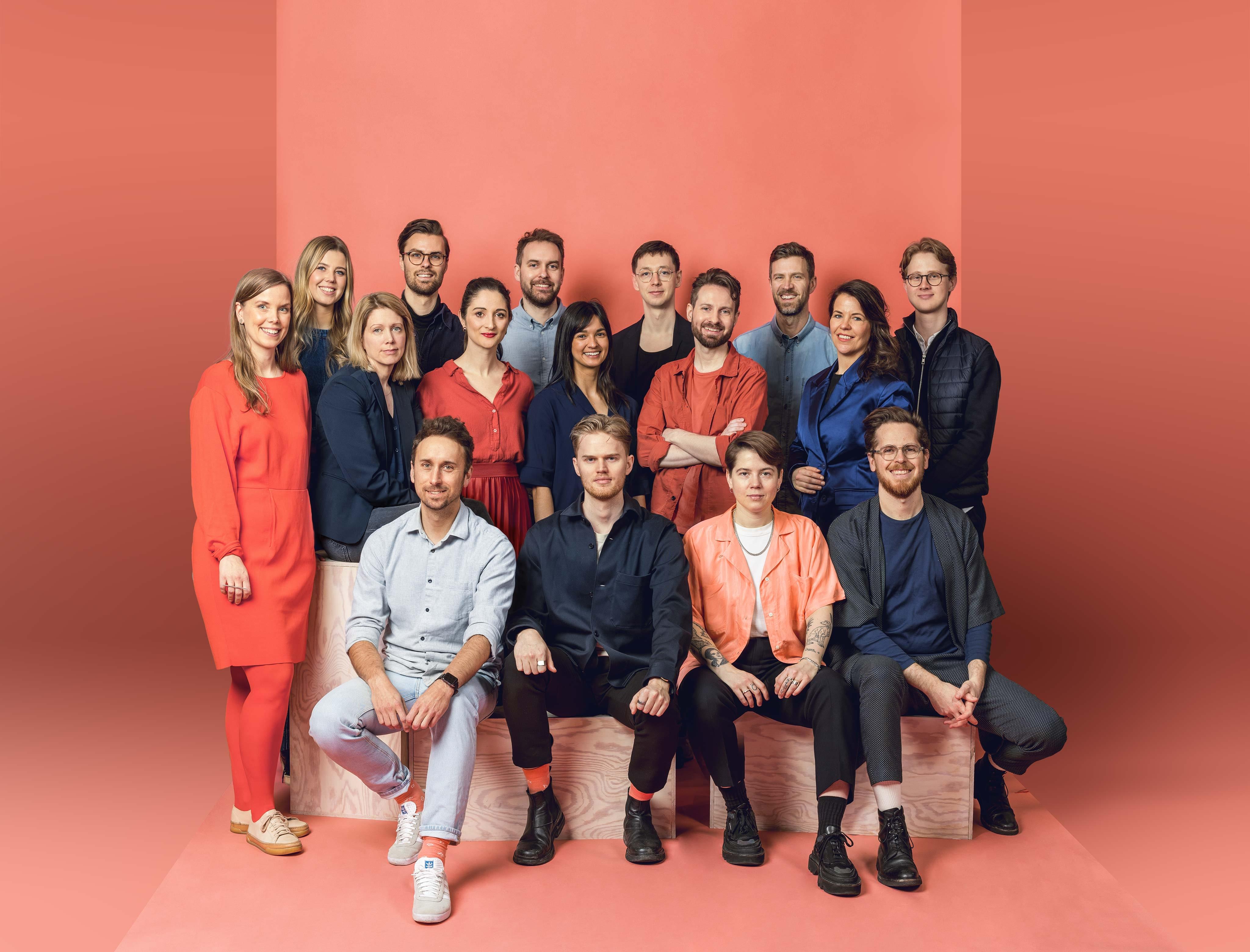 Gruppbild på Boids anställda